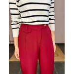 Calça Wide Leg Ananda - Cereja