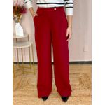 Calça Wide Leg Ananda - Cereja
