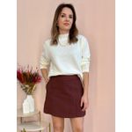 Shorts Saia Marcela - Marrom