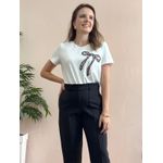 Tshirt Laço - Offwhite