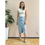 Blusa Decote Costas - Offwhite
