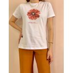 Tshirt Flor - Branca