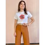 Tshirt Flor - Branca