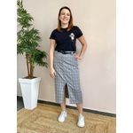 Tshirt Algodão Bordada - Preto