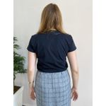 Tshirt Algodão Bordada - Preto