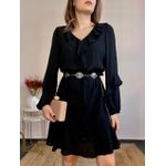 Vestido Crepe Bianca - Preto