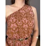 Vestido Arabesco Ombro Só 