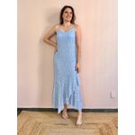 Vestido Rendado - Azul