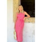 Vestido Denise Linho Listrado