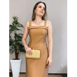 Vestido Midi Carol - Caramelo