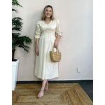 Vestido Julia Midi - Offwhite
