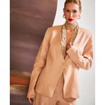 Blazer Luana Linho Pêssego