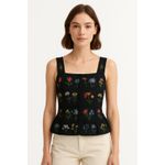 Blusa Chiara Bordada Aquarella