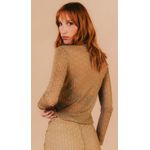 Blusa Naila Estampa Verde Aquarella