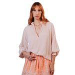 Camisa Bruna Rosa Aquarella