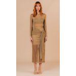 Saia Naira Estampa Verde Aquarella