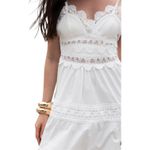 Vestido Aquarella Mini Chloe Off-White