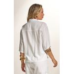 Camisa Em Viscolinho Aplique Limão - Displicent