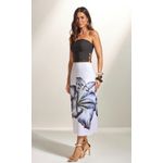 Saia Midi Com Fenda Acetinado - Displicent