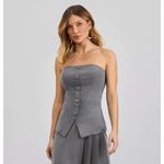 Top Corset Em Alfaiataria