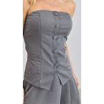 Top Corset Em Alfaiataria