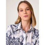 Blusa Bordada Gola Dudalina Feminina