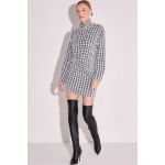 Blusão Pullover Em Tricô P&b Preto