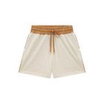 Shorts Cintura Alta Bicolor em Molevisco 77894 Linzzi