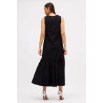 Vestido Sommer Tricoline Preto