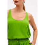 Blusa Fluida Com Decote U