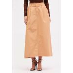 Saia Sommer Midi Bege Torrone