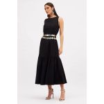 Vestido Sommer Tricoline Preto