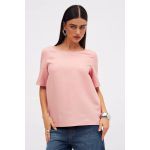 Camiseta Sommer Comfort Fashion Linho Rosa Rubor