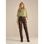 Calça Sommer Marrom Nobuck Poliuretano