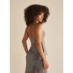 Colete Top Frente Única Com Recortes