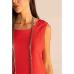 Vestido Longo Com Fenda