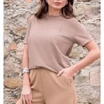 T-shirt Básica Algodão Fendi