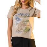 T-shirt Algodão California Coast