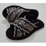 Chinelo Cruzado de Tiras Trabalhadas
