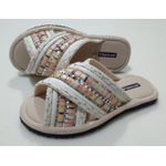 Chinelo Cruzado de Tiras Trabalhadas