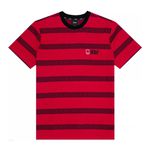 Camiseta HUF x Spitfire Striped Knit Red