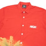 Button Shirt High Paradise Red