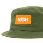 Cargo Bucket Hat High Green Orange