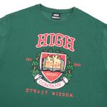 Camiseta High Tee University Green