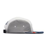 Boné 5 Panel Öus Phibo Creme Cinza