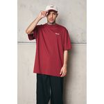 Boné Plano C Dad Hat Logo White Bordo