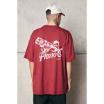 Boné Plano C Dad Hat Logo White Bordo