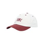 Boné Plano C Dad Hat Logo White Bordo