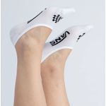 Meia Vans Classic Canoodle 36/39 White Black (Pack 3)