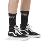 Meia Vans Class Crew 41/45 Black (Pack 3) 